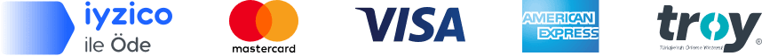 iyzico ile güvenli ödeme — Visa, MasterCard